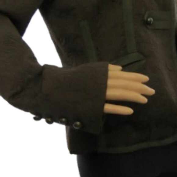 Mario Serrani Military Inspired Brocade Jacket - Picture 6 of 9